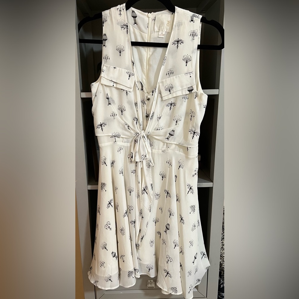 Line & Dot White Chandelier Dress